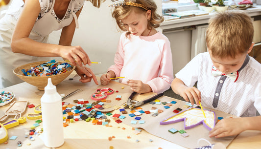 ㅤChild exploring with Montessori toys and learning materials at home - Mylittleswonder