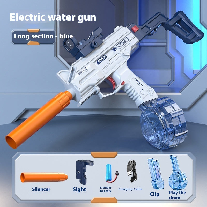 Electric Burst Water Gun – Long Blue Edition for Epic Fights