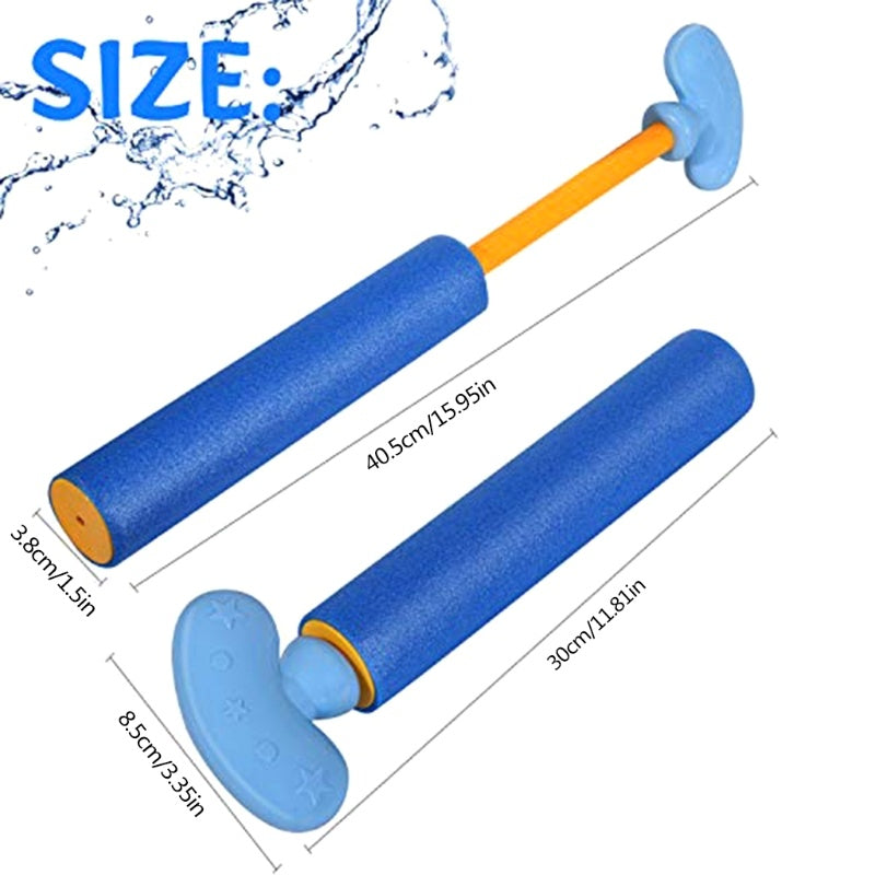 Set of 6 EVA Foam Water Guns – Pull-Type Soakers for Kids