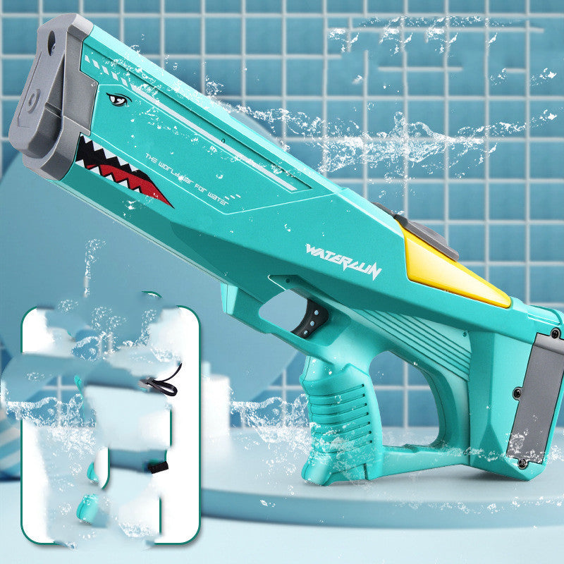 Electric Shark Water Gun 500ML – Powerful Burst for Kids & Teens
