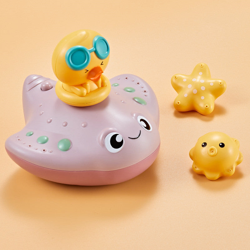 Electric Frog Bath Toy – Water Spray & Light Fun