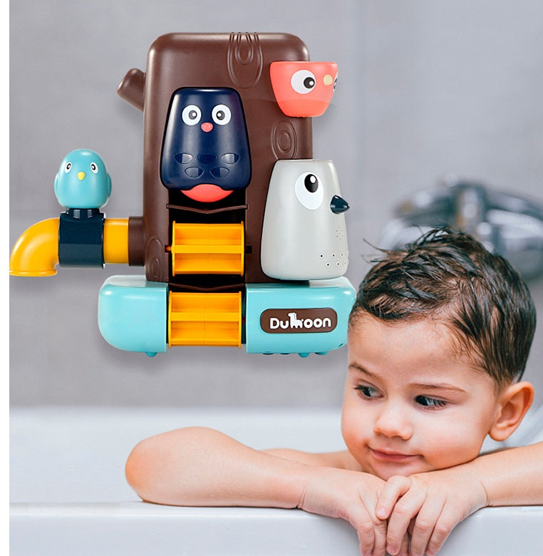 Waterwheel Bath Toy for Kids – Multi-Stream Rotating Fun