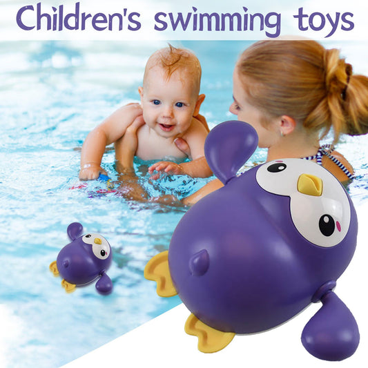 Clockwork Swimming Penguin Toy – Bath & Pool Fun for Babies
