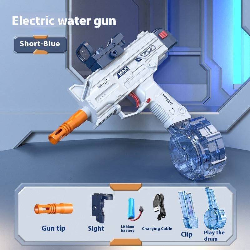 Electric Burst Water Gun – Long Blue Edition for Epic Fights