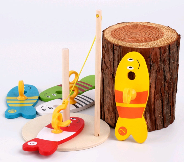 Wooden Fishing Game for Kids 🎣 | Montessori Water Play