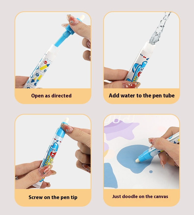 Magic Water Drawing Mat – Reusable Montessori Canvas for Kids