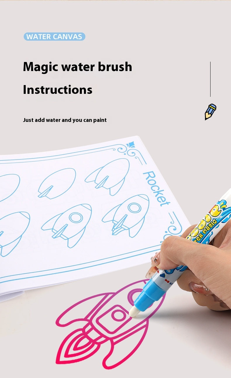 Magic Water Drawing Mat – Reusable Montessori Canvas for Kids