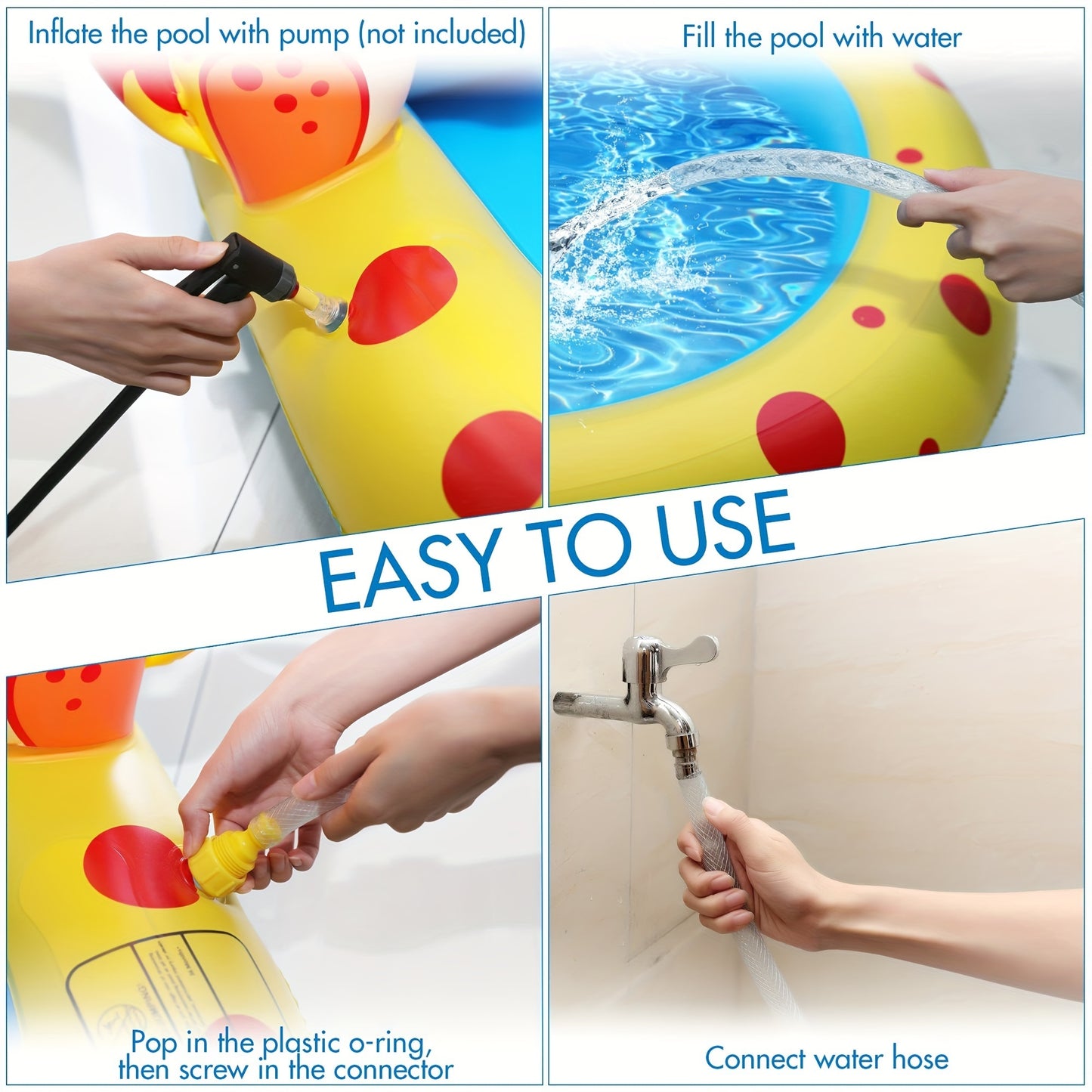 Inflatable Water Sprinkler Pad – Summer Splash Toy for Kids