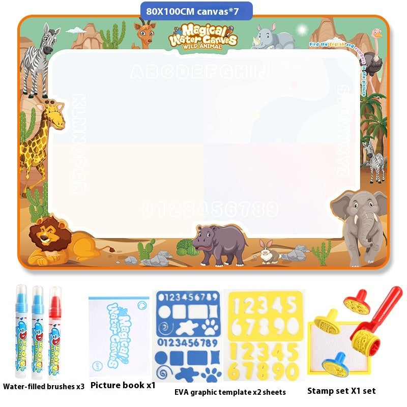 Magic Water Drawing Mat – Reusable Montessori Canvas for Kids