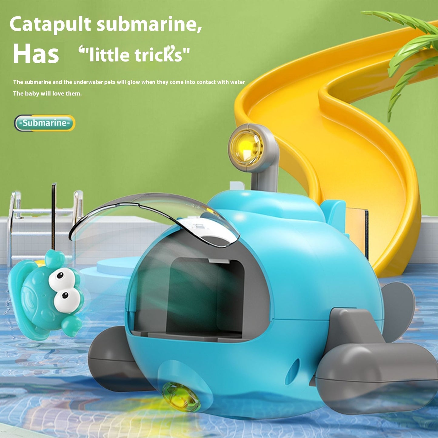 3-in-1 Submarine Bath Toy for Kids – Fun Learning & Play