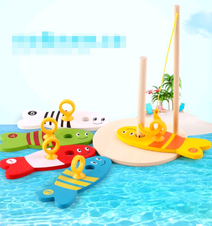 Wooden Fishing Game for Kids 🎣 | Montessori Water Play