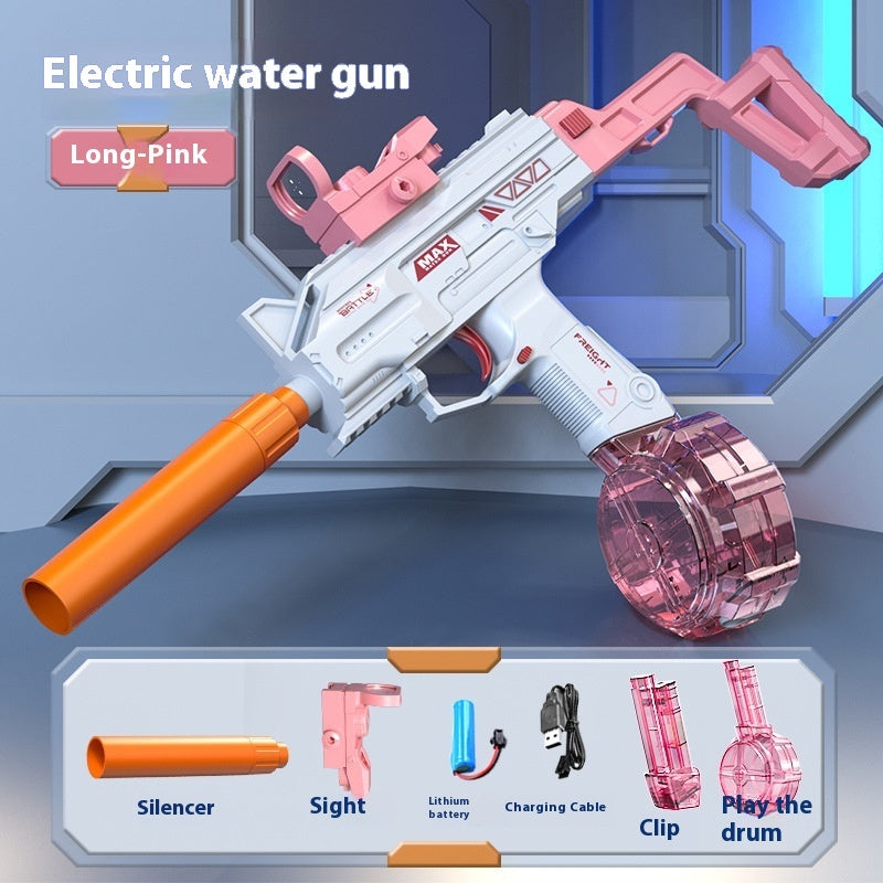 Electric Burst Water Gun – Long Blue Edition for Epic Fights