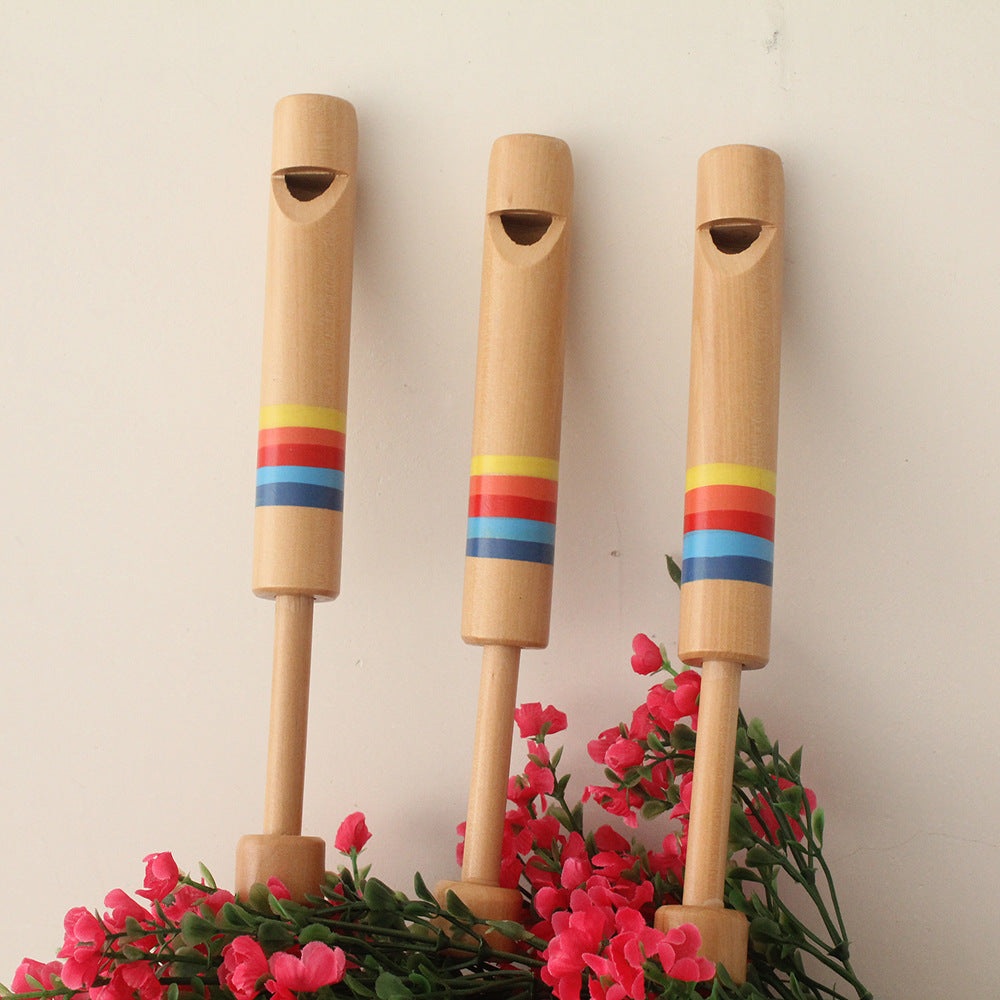 Montessori Wooden Rainbow Slide Flute – Early Learning Toy