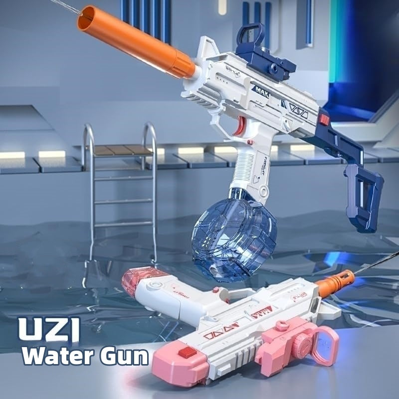 Electric Burst Water Gun – Long Blue Edition for Epic Fights