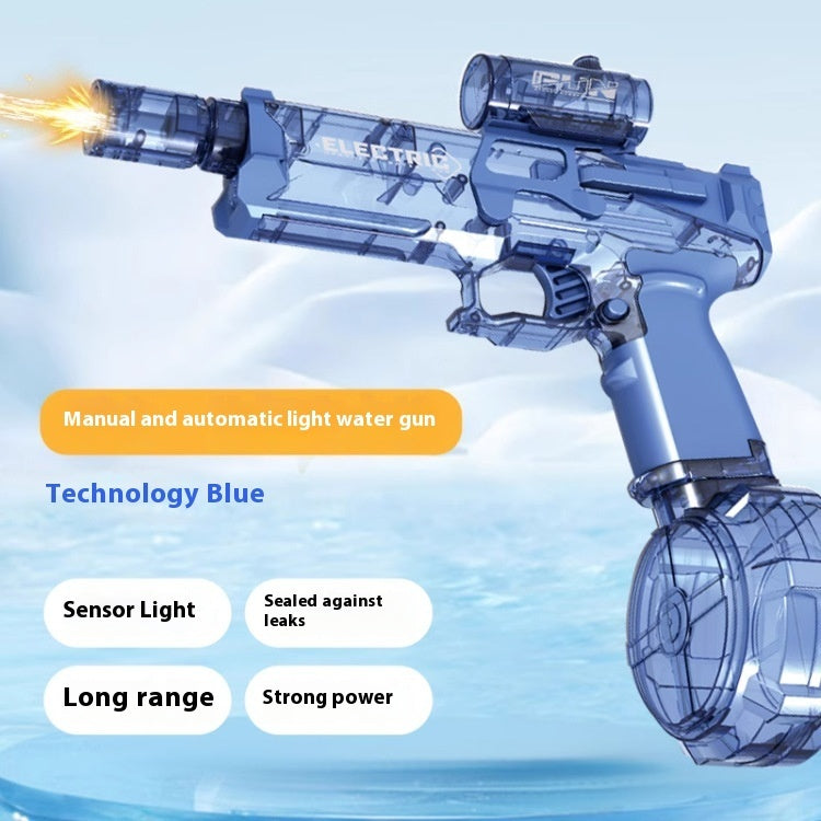 Electric Pulse Water Gun – Long-Range Automatic Blaster 8–10m