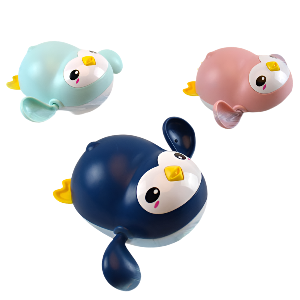 Clockwork Swimming Penguin Toy – Bath & Pool Fun for Babies