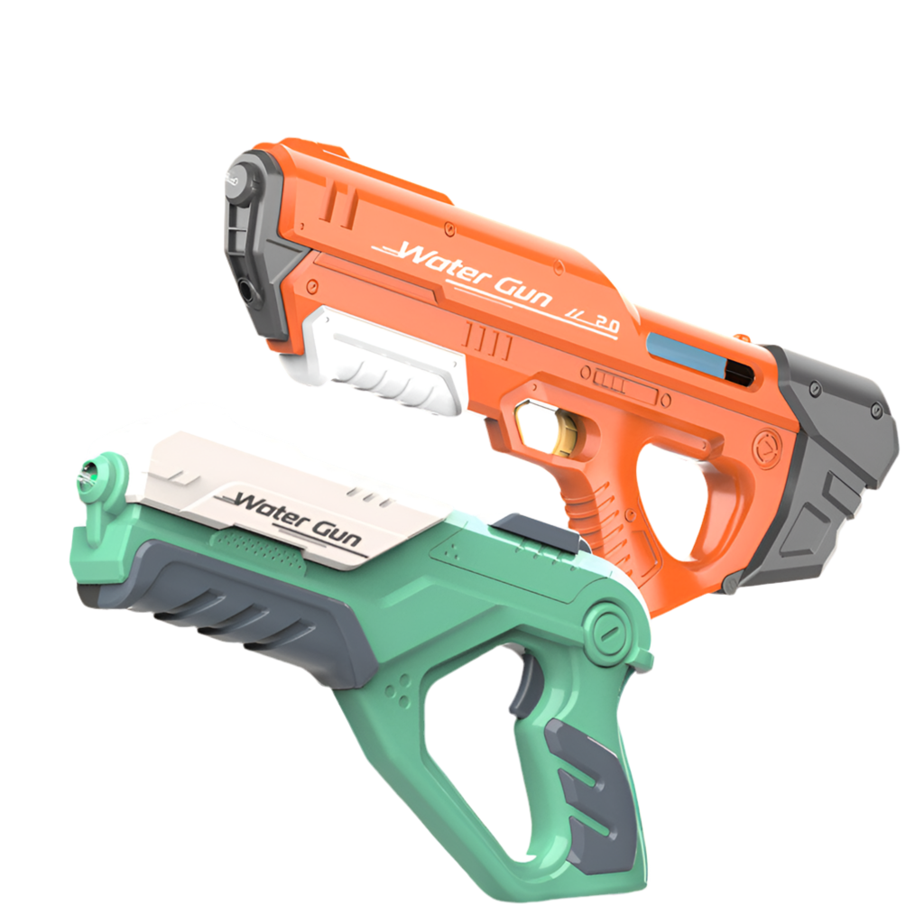 Rechargeable automatic water gun – electric summer toy for kids with large tank and ergonomic grip