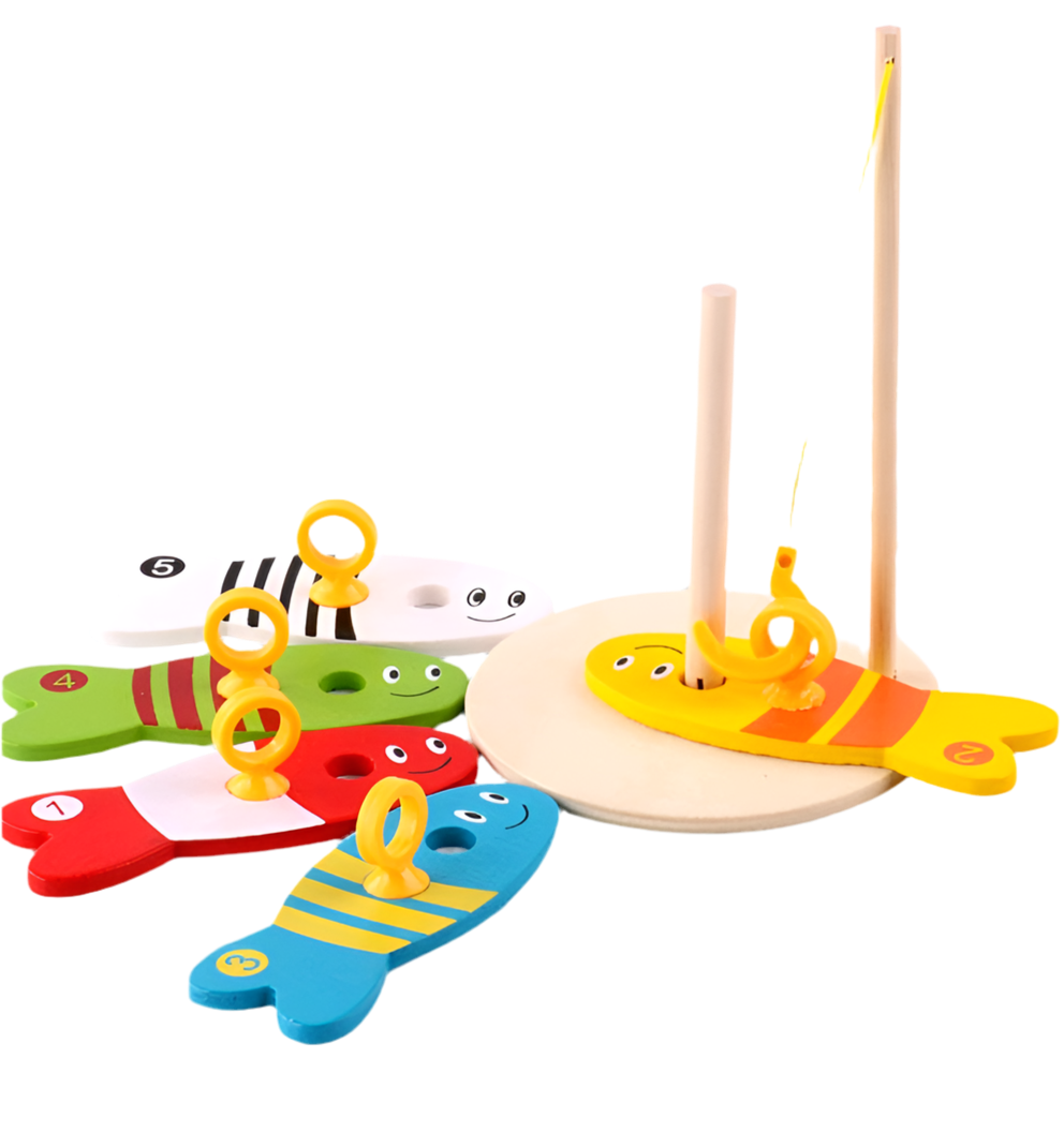 Wooden Fishing Game for Kids 🎣 | Montessori Water Play