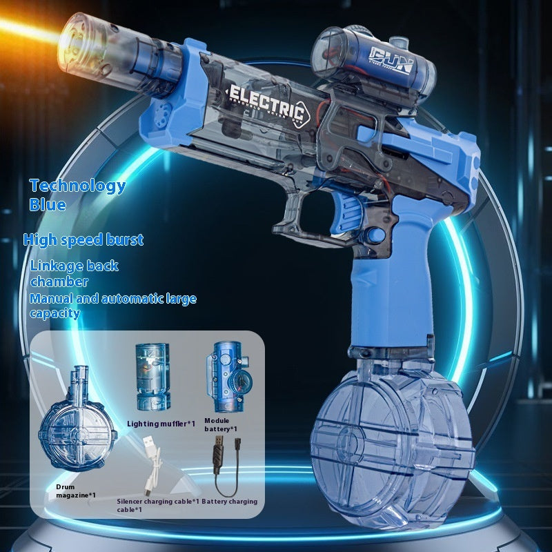 Electric Pulse Water Gun – Long-Range Automatic Blaster 8–10m