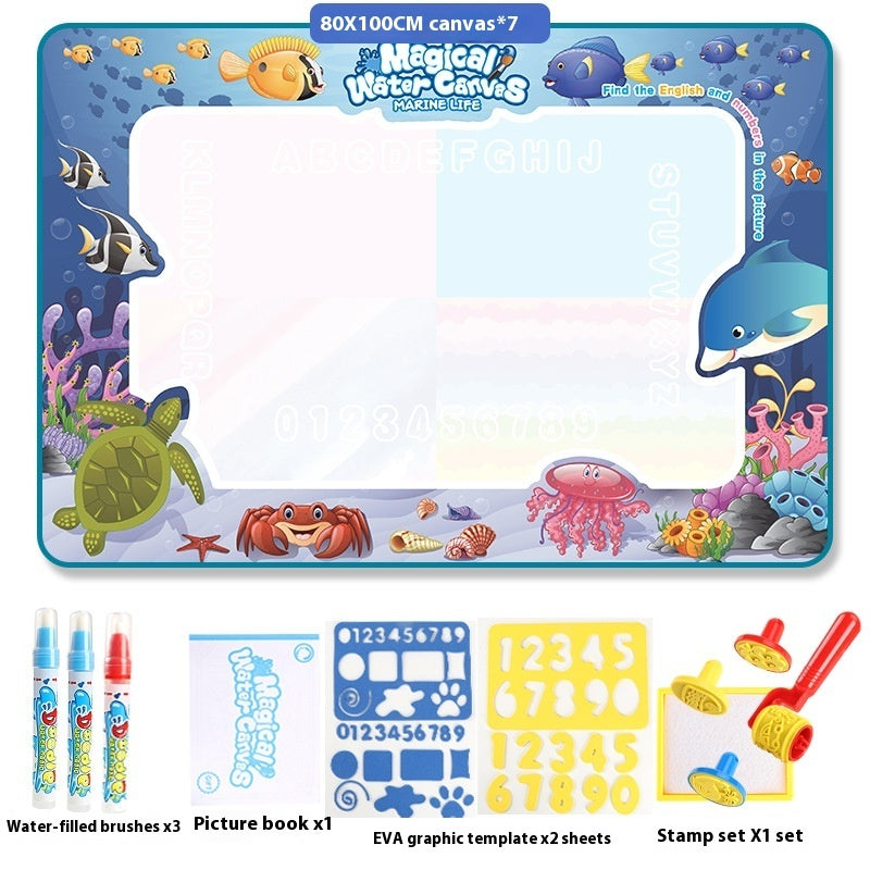 Magic Water Drawing Mat – Reusable Montessori Canvas for Kids