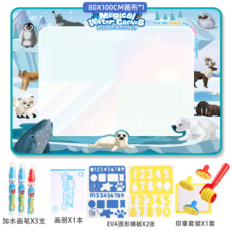 Magic Water Drawing Mat – Reusable Montessori Canvas for Kids