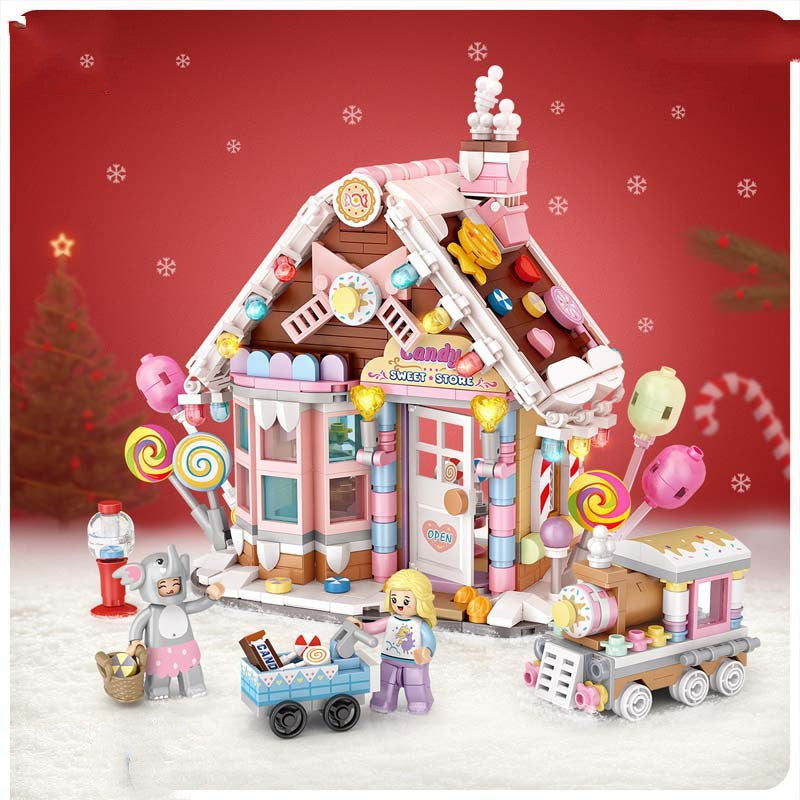 Puzzle Building Blocks Enchanted Candy House