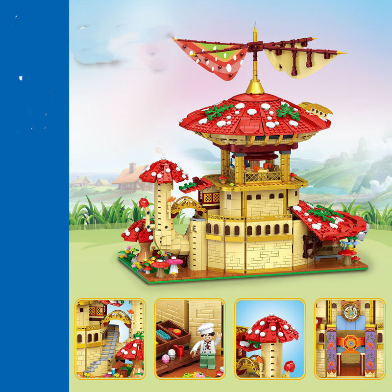 Mushroom  Enchanted Puzzle Assembled Building Block