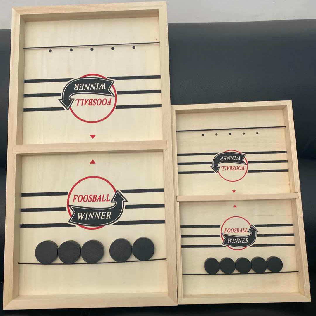 Wooden Soccer Slinger Game