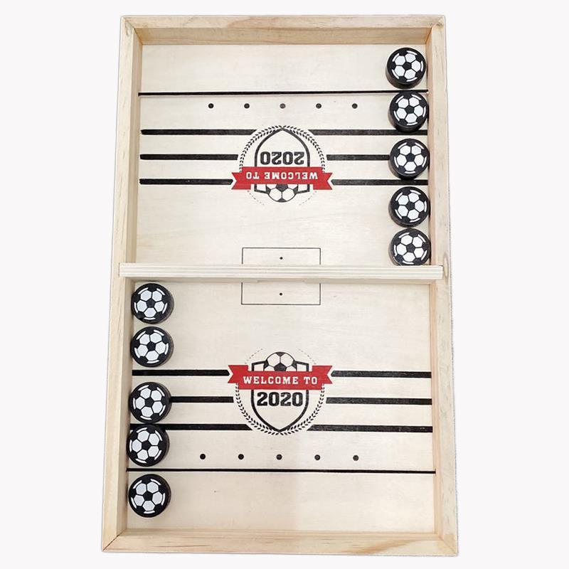 Wooden Soccer Slinger Game