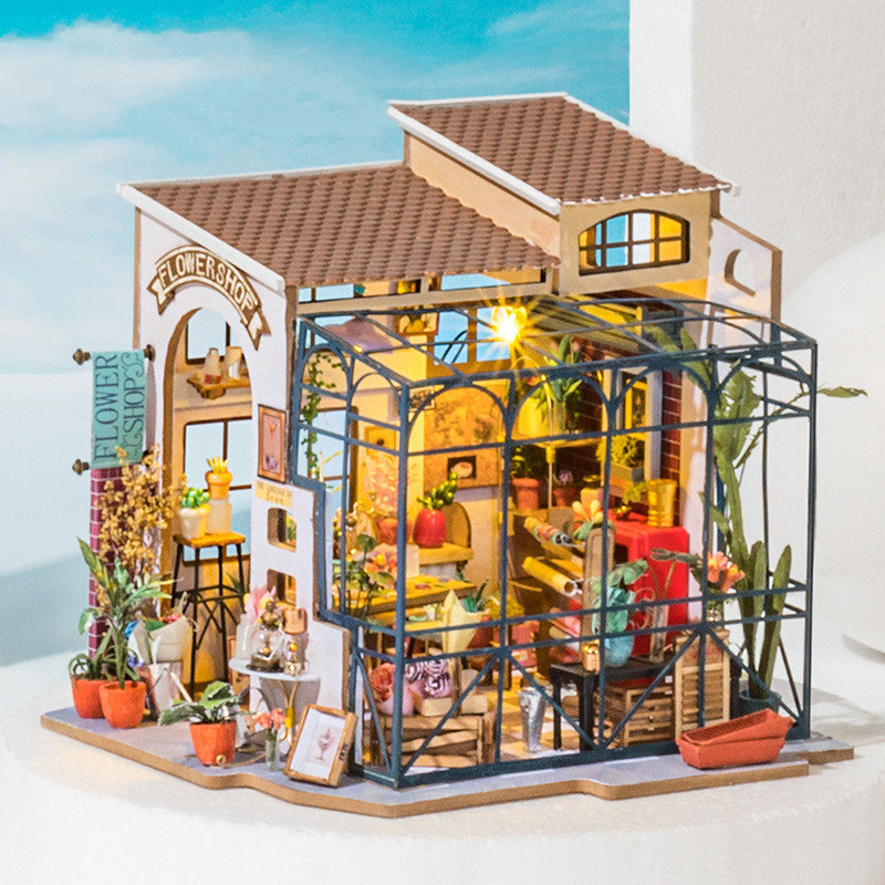 Miniatur-Meisterwerk: Ihr DIY-Bausatz für eine Holzhütte