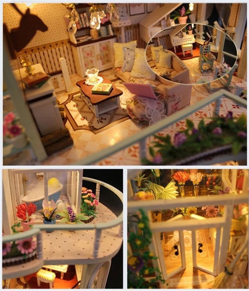 Dream Weaver's Delight: DIY Miniature Dollhouse Kit