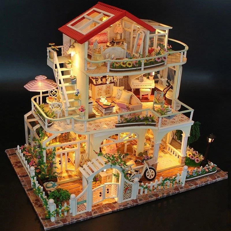 Dream Weaver's Delight: DIY Miniature Dollhouse Kit