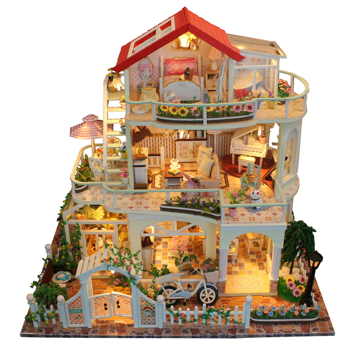 Dream Weaver's Delight: DIY Miniature Dollhouse Kit