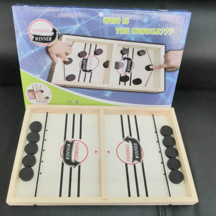 Wooden Soccer Slinger Game