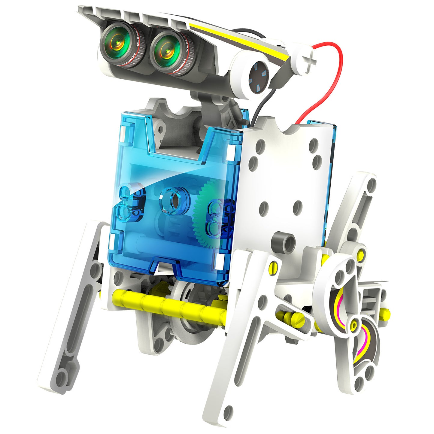 Solar Energy Deformation Robot Puzzle Toy Assembled