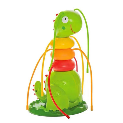 Colorful caterpillar sprinkler toy box packaging with hose connector