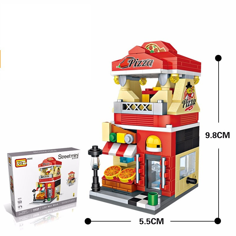 Small building blocks mini Candy Shop puzzle