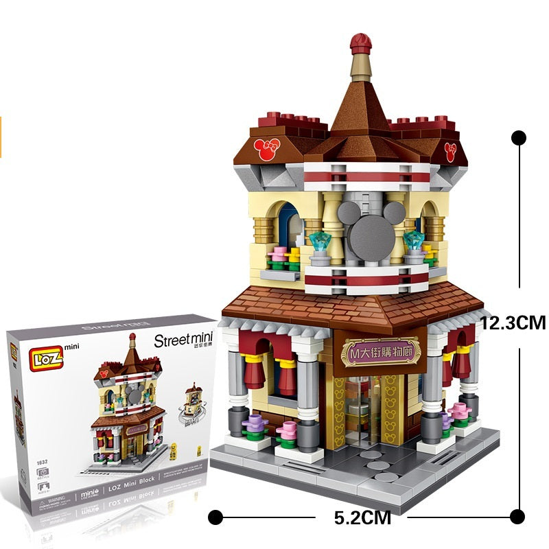 Small building blocks mini Candy Shop puzzle