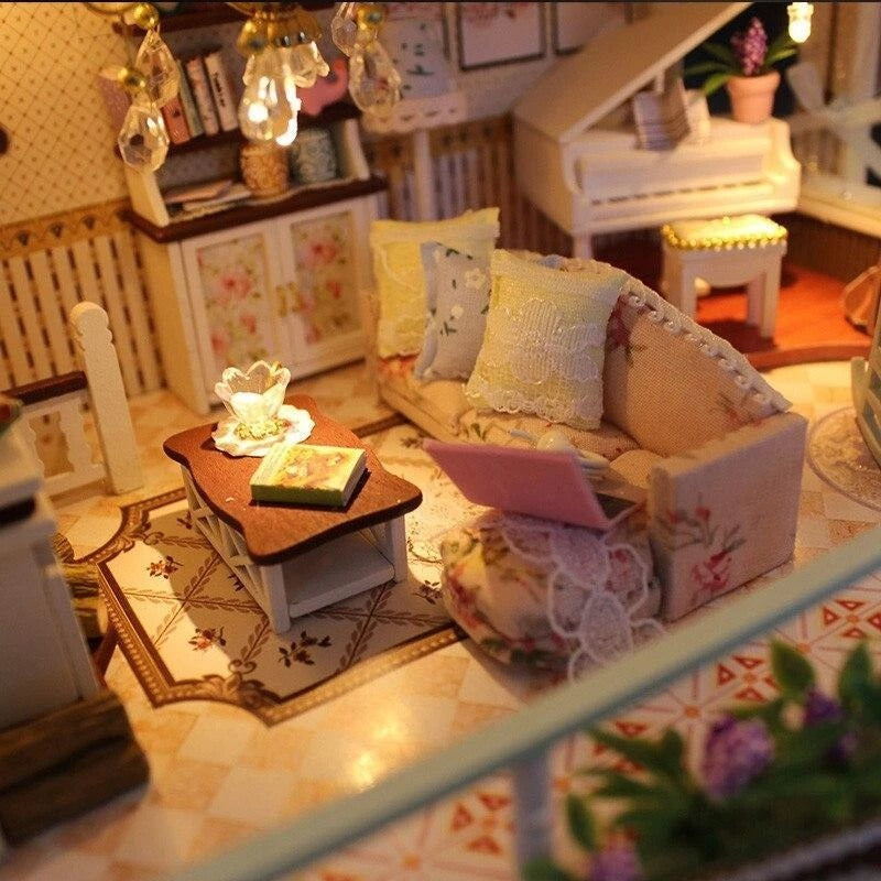 Dream Weaver's Delight: DIY Miniature Dollhouse Kit