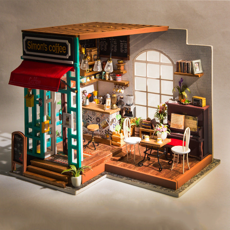 Miniatur-Meisterwerk: Ihr DIY-Bausatz für eine Holzhütte