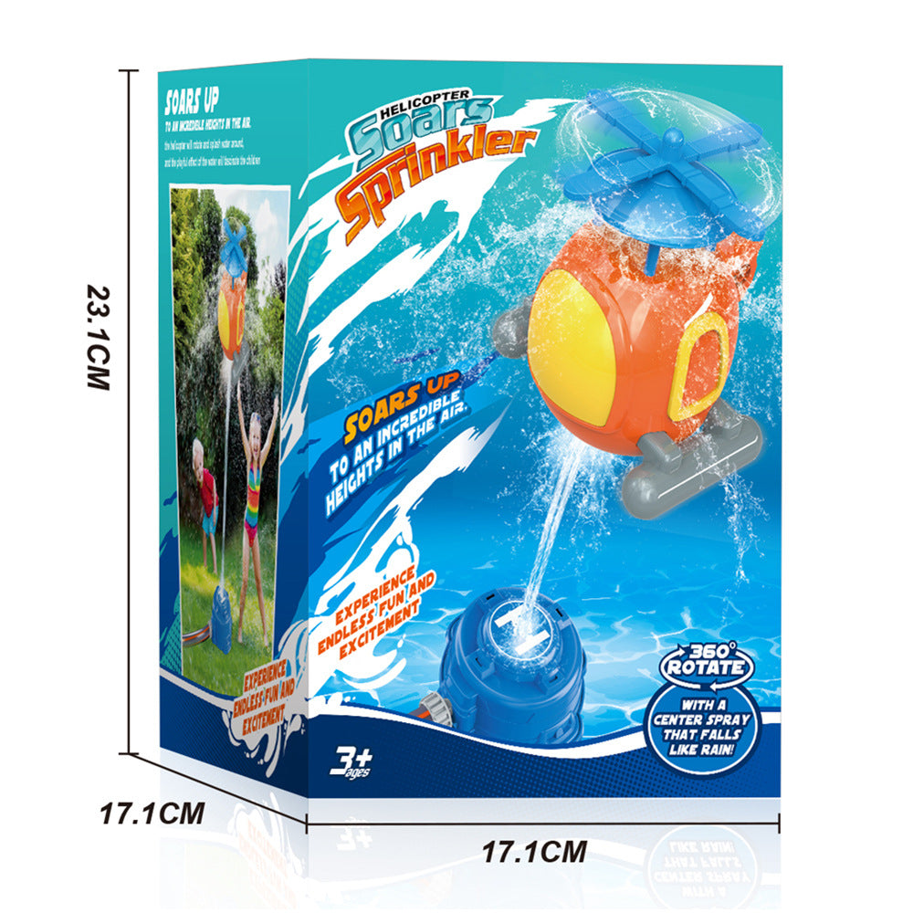 Soaring Helicopter Sprinkler Toy – Summer Outdoor Water Fun