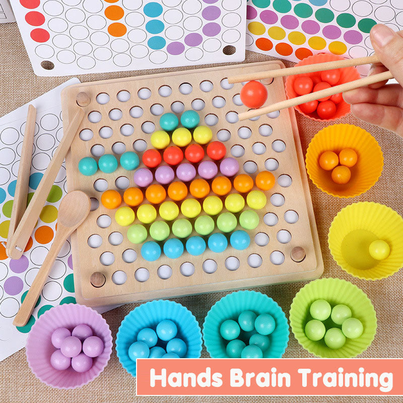 Rainbow Brights Sorting & Skill Builder Wooden Montessori