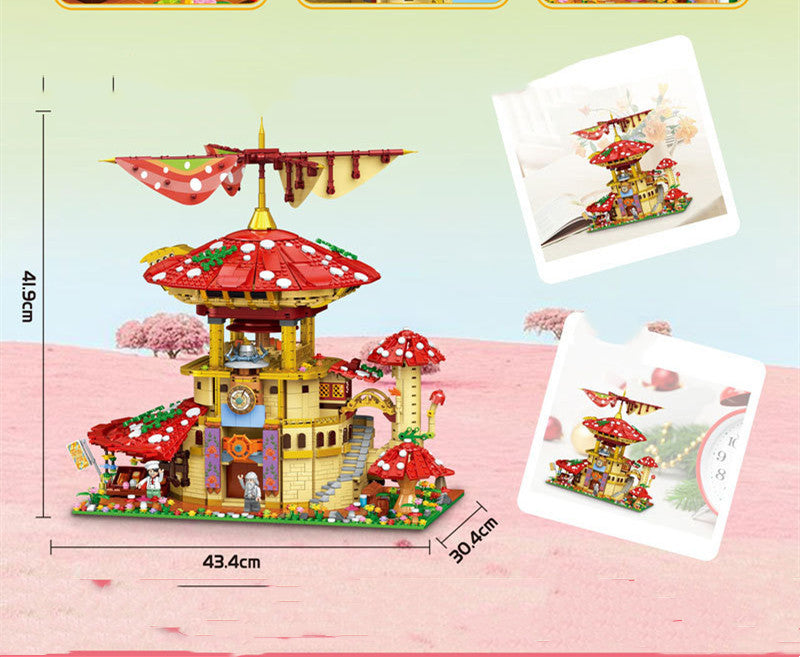 Mushroom  Enchanted Puzzle Assembled Building Block