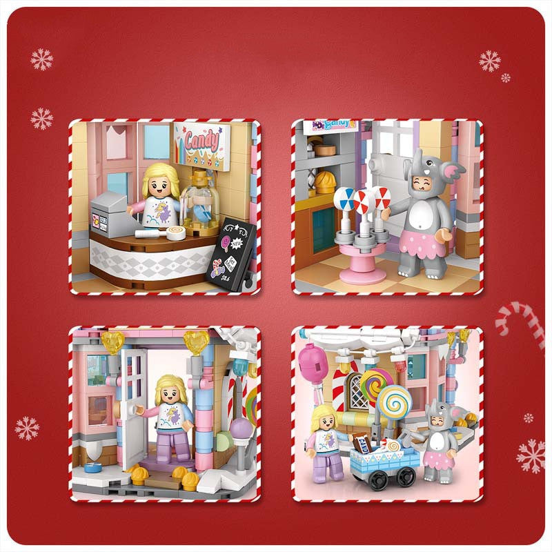 Puzzle Building Blocks Enchanted Candy House