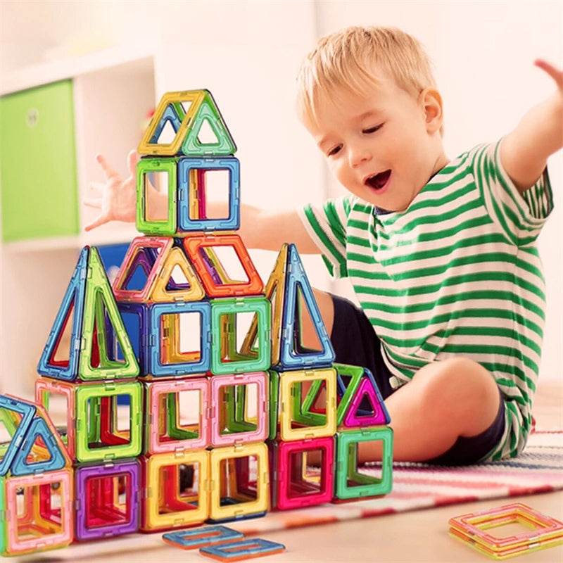 Magnetic Building Blocks DIY Magnets  Construction Set Gifts