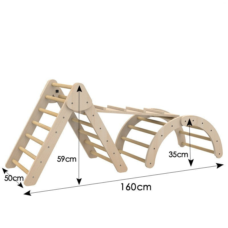 Klettergerüst aus Holzsperrholz