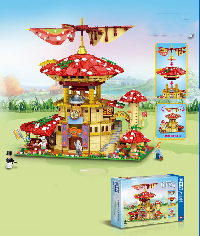 Mushroom  Enchanted Puzzle Assembled Building Block