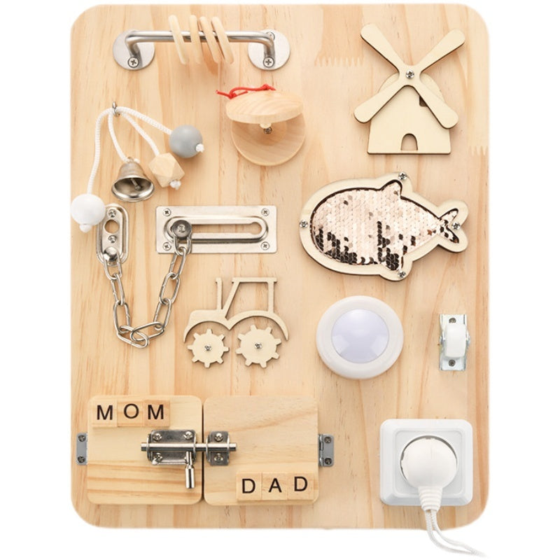 Baby sensory board curiosity montessori