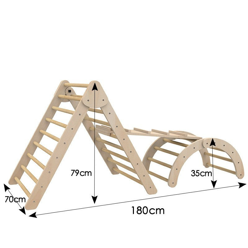 Klettergerüst aus Holzsperrholz