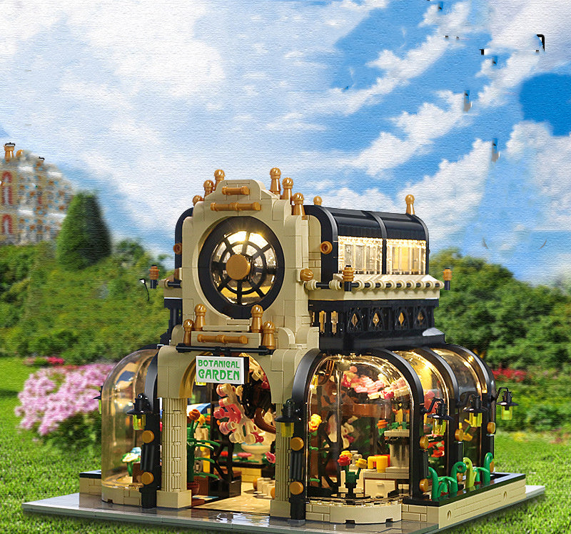 City Botanical Garden Series Assembled Plug-in Building Brick